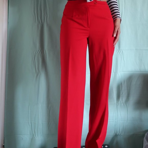 Mondi Pants - Vintage Red Virgin Wool Trousers